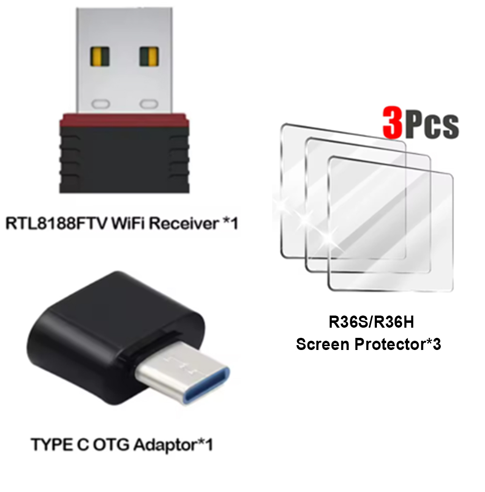 R36S (WiFi) RTL8188FTV USB Don - огляд і ціна Gaming Console R36H