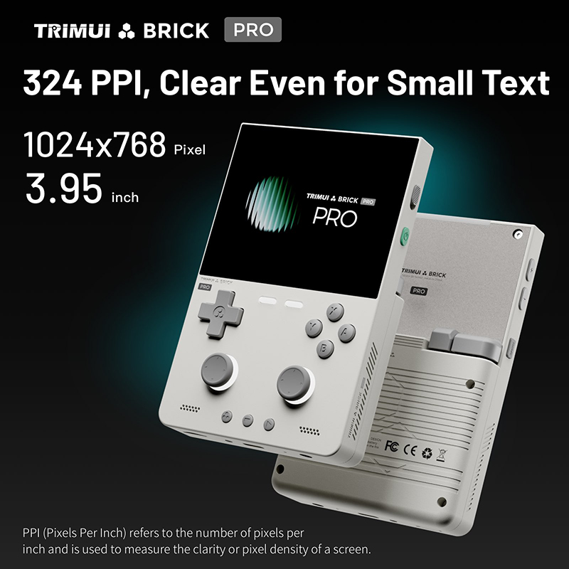 NEW TRIMUI BRICK PRO 3.95 Inch - огляд і ціна Gaming Console Under 5000