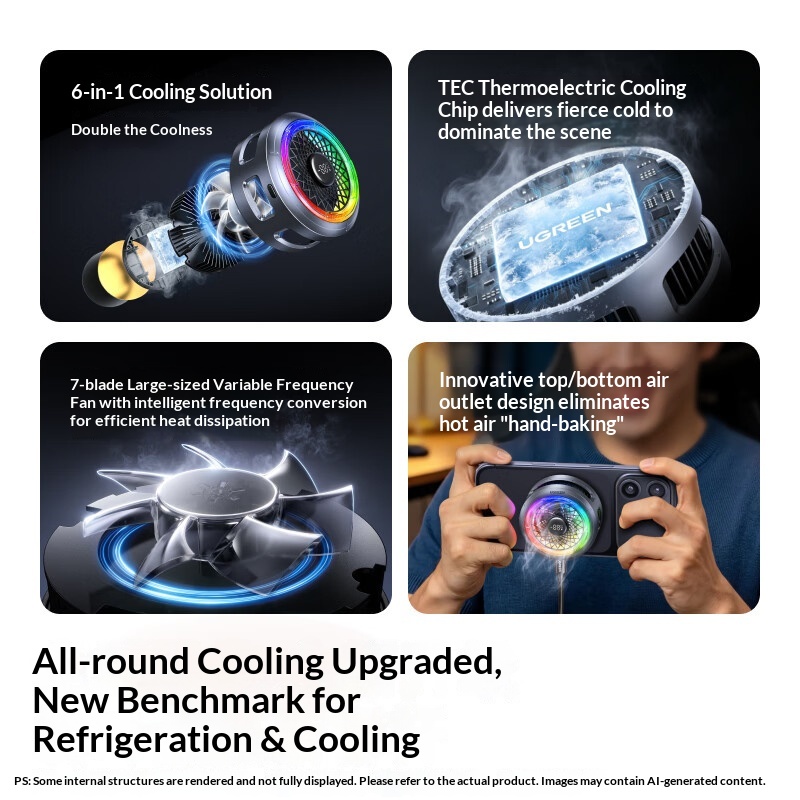 Ugreen Magnetic Phone Cooler S - огляд і ціна Gaming Console For Ipad