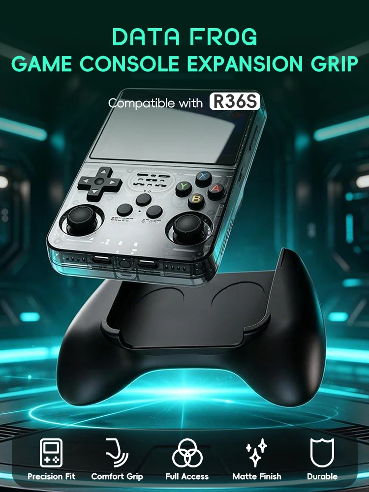 Data Frog R36S Game Grip Ergon - огляд і ціна Gaming Console Retro