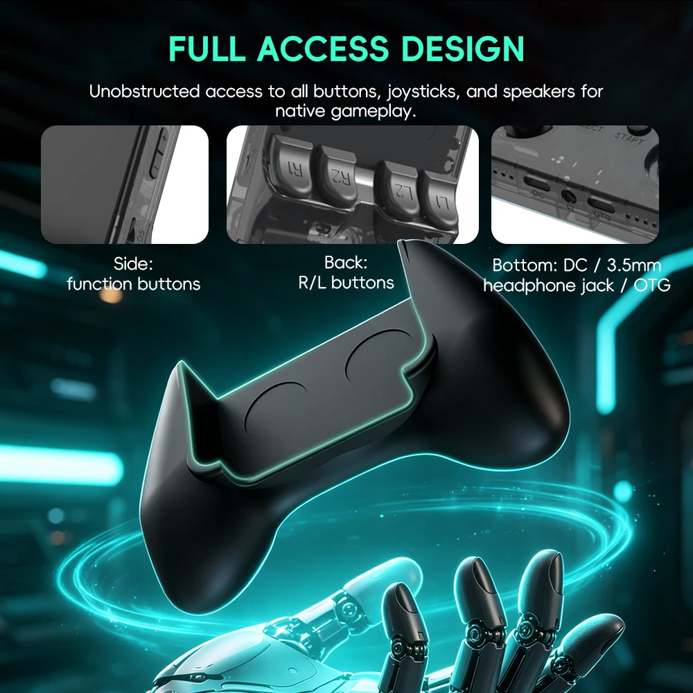 Data Frog R36S Game Grip Ergon - огляд і ціна Gaming Console Retro