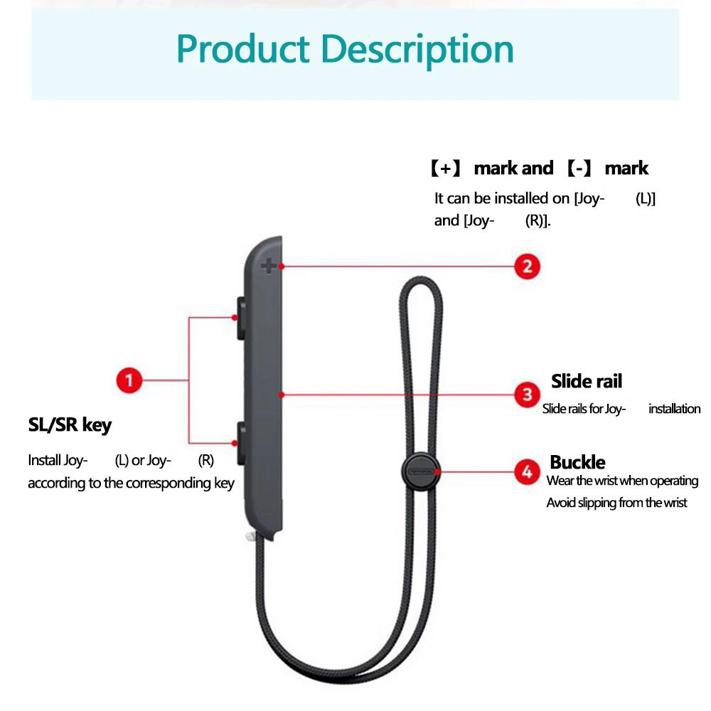 1 Pair Controller Hand Rope Wr - огляд і ціна Gaming Console Kit