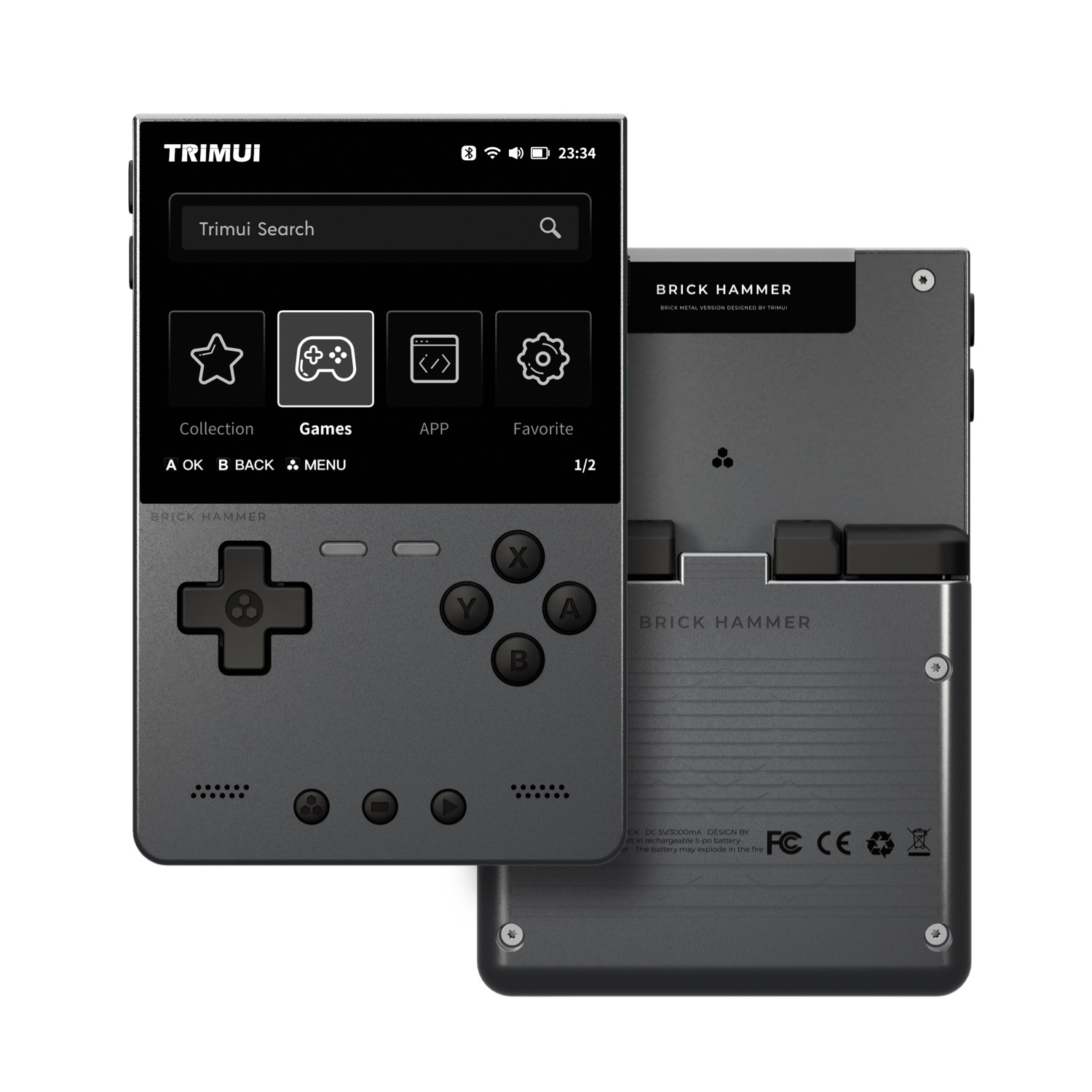 TRIMUI BRICK HAMMER Retro Hand - огляд і ціна Gaming Console For Phone