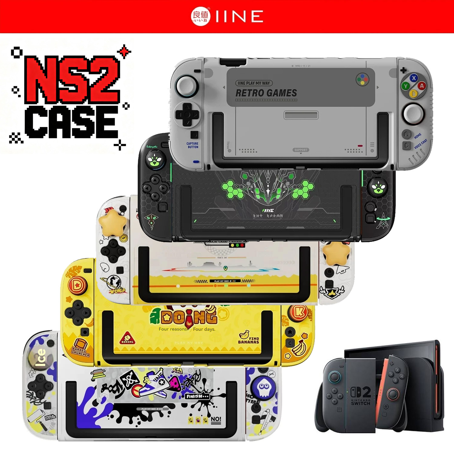 IINE Retro Case Switch 2 Prote - огляд і ціна Gaming Console Retro
